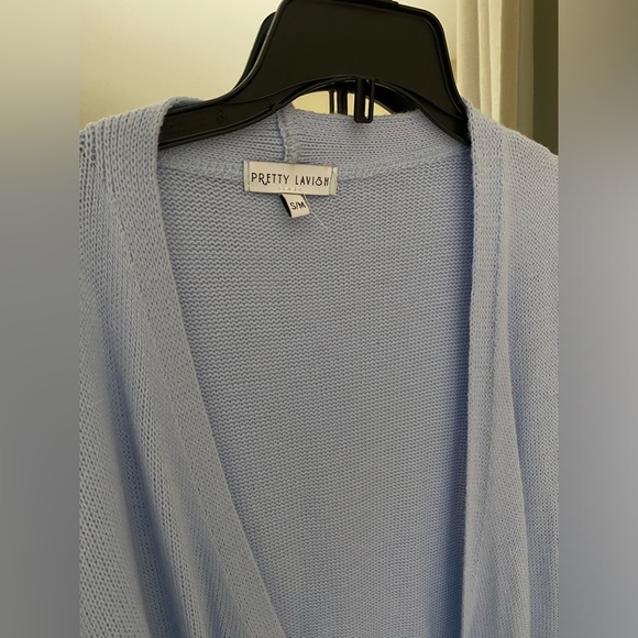 pretty lavish beau wrap midi dress - Picture 3 of 7